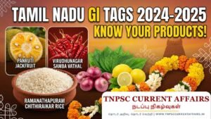 GI Tag in Tamilnadu 2024-2025 in Tamil